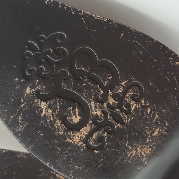 Jessica Bennett Mules JBoheme Western Glam Cowgirl Metallic 7.5 - Picture 9 of 12